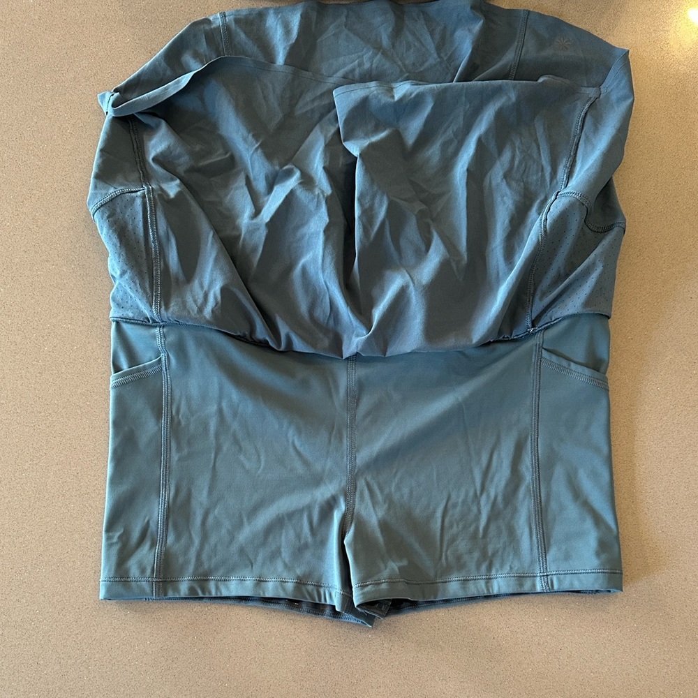 NWT Athleta Run With it Skort - Teal - Picture 4 of 7